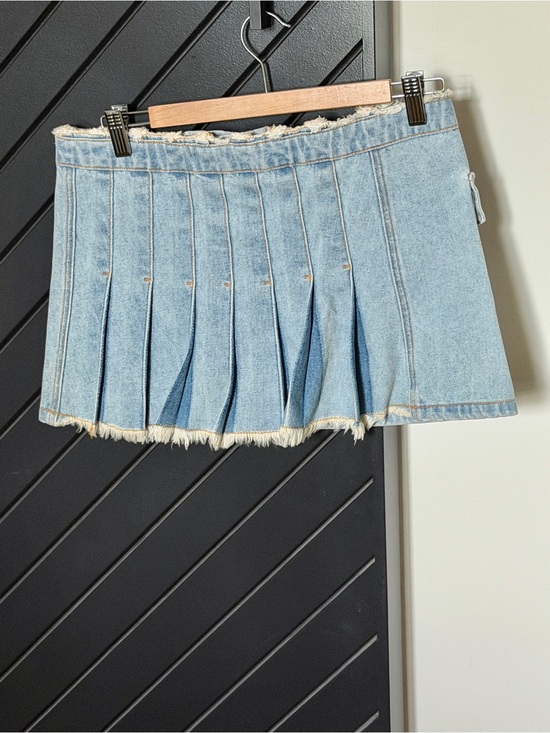 Andersson Bell Dresses & Skirts - Andersson Bell pleated wrap denim skirt. Size 27. Excellent condition!